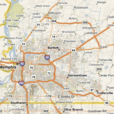 Memphis Neighborhoods Map